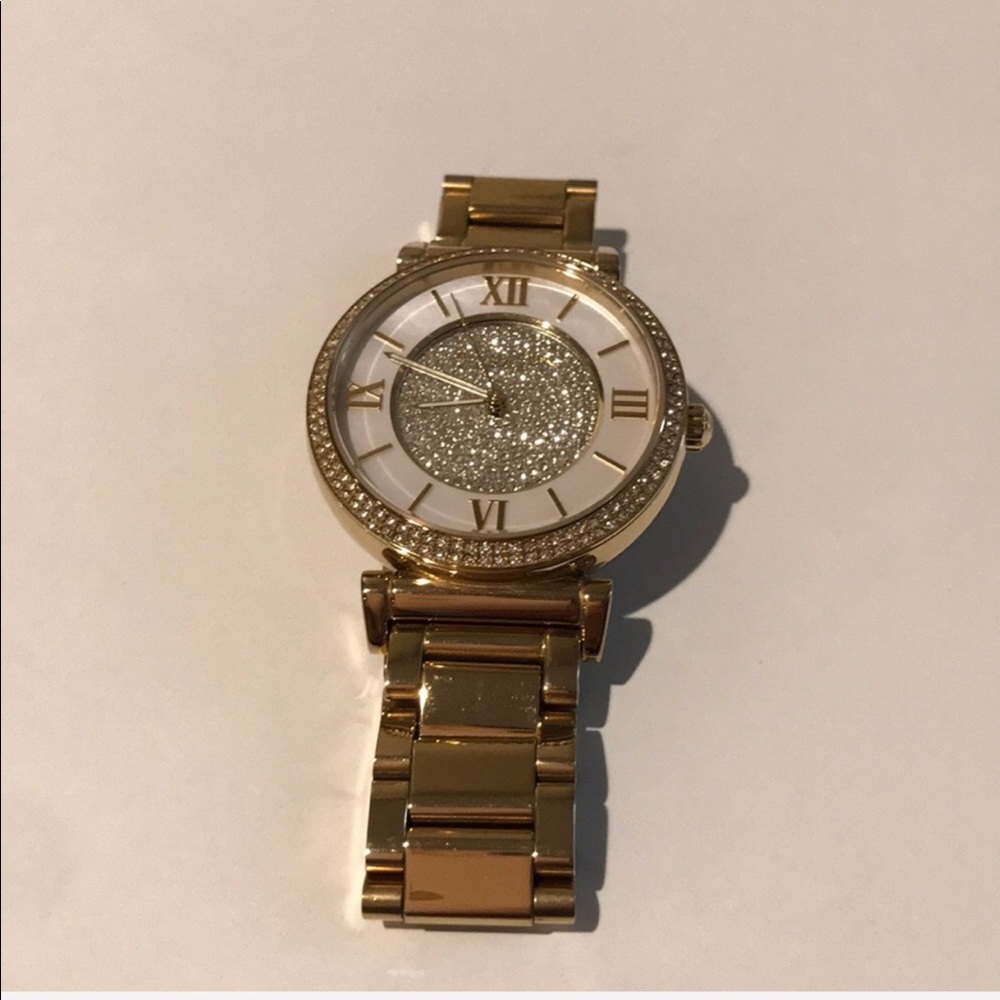 Michael Kors Women's MK3332 Caitlin gold watch